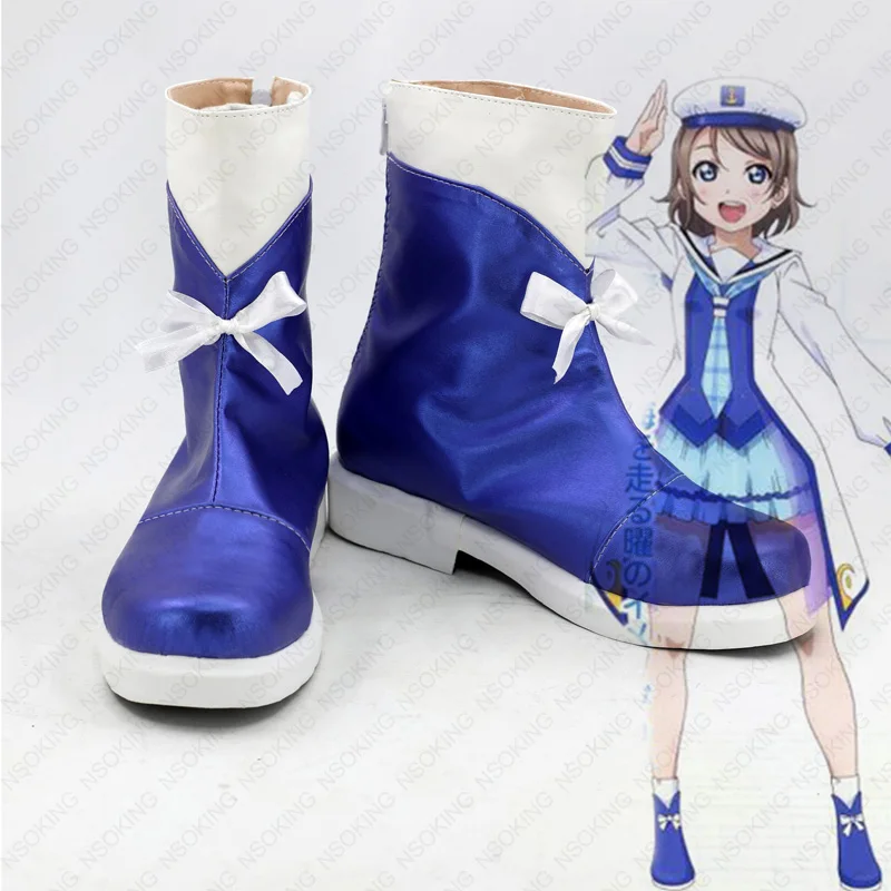 Сапоги для косплея LoveLive Sunshine аниме Рубин курозсава|Туфли| |