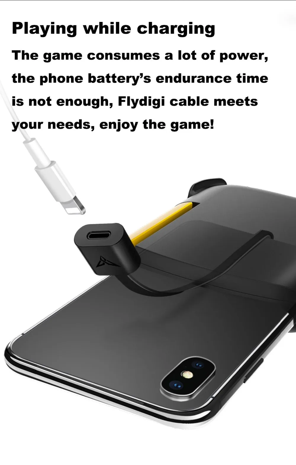Flydigi pubg мобильный геймпад кабель передачи подходит для ios/смартфон для ОС/Wee серии геймпады совместимы