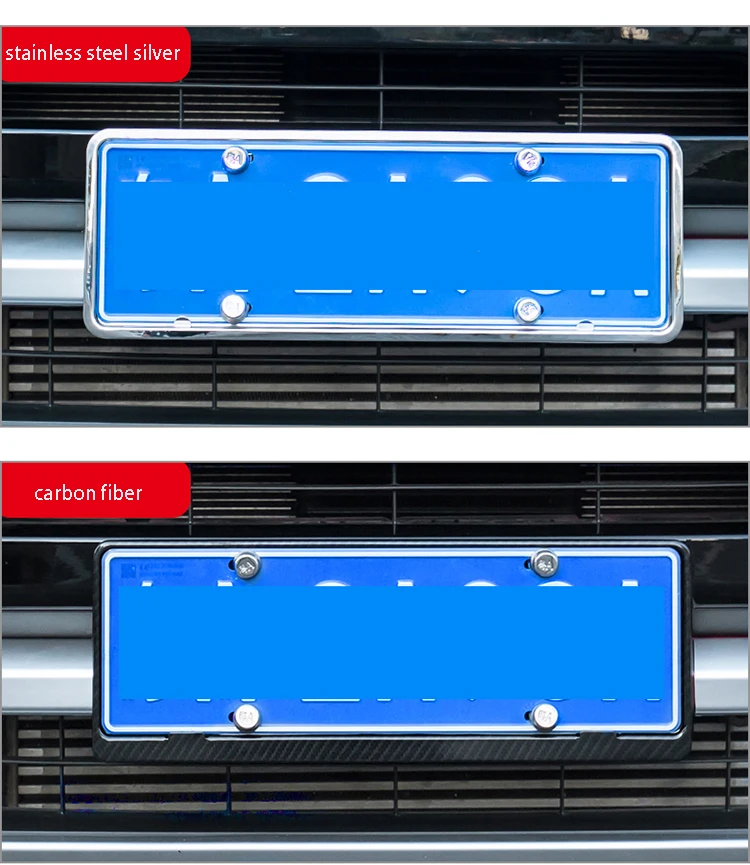 Рамка номерного знака рамка автомобильный номерной знак из нержавеющей стали и