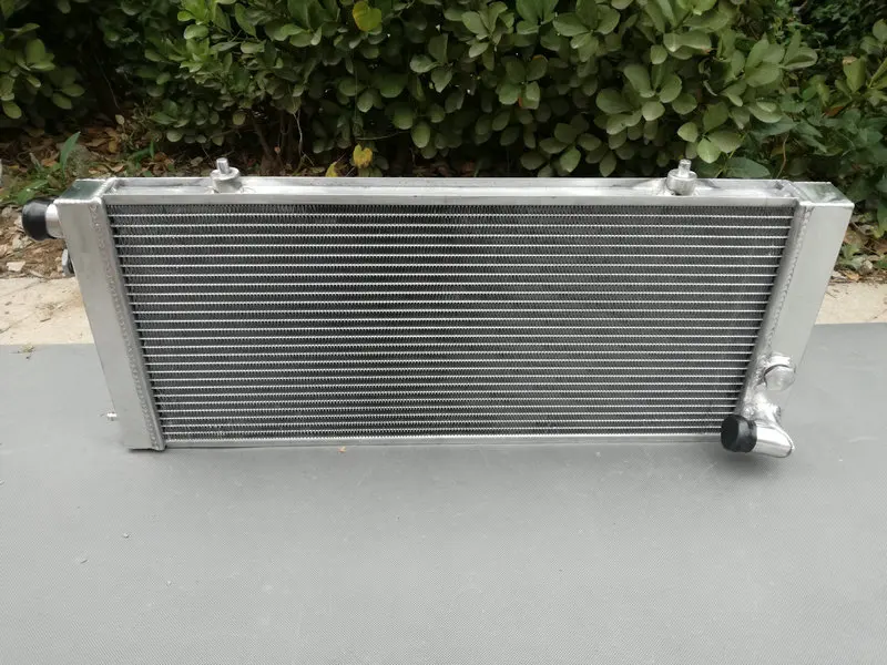 Горячая Распродажа 2 алюминиевый радиатор с сердечником и вентилятор * для PEUGEOT 205
