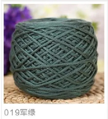 19 Dark Green 200 г/шар толстая пряжа для вязания свитера шарф ручная вязка крючком Пряжа зимняя теплая не скатывающаяся камвольная смешанная пряжа для вязания крючком - Цвет: 19 Dark Green