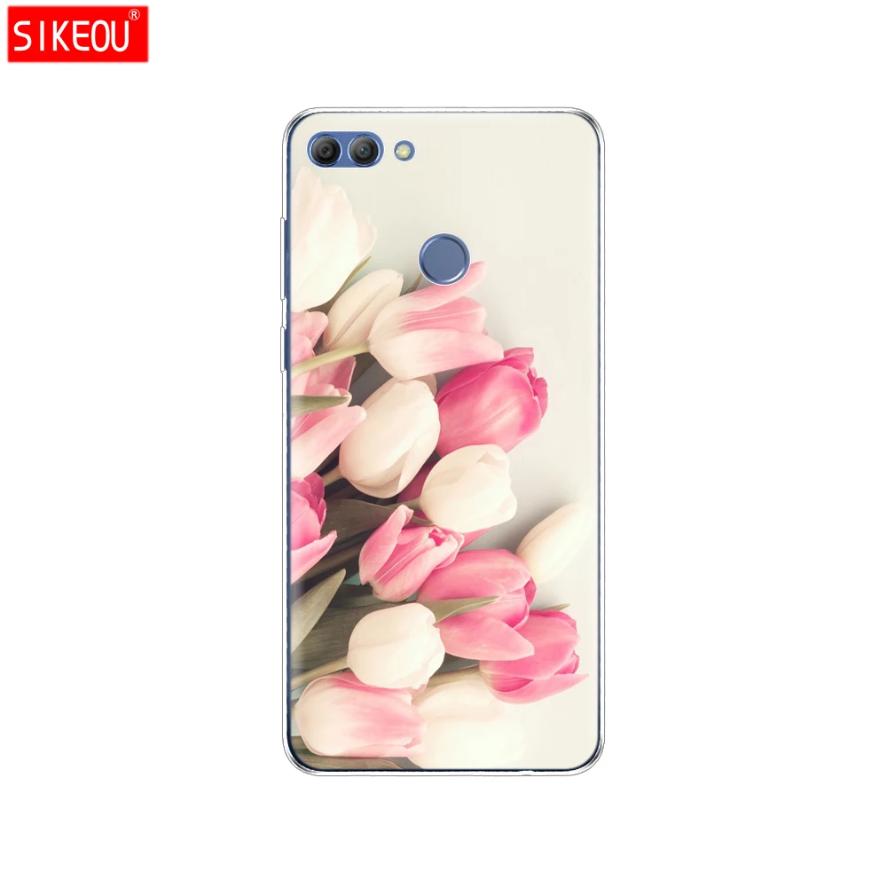 12067 Чехол для телефона huawei P smart Enjoy 7 S, Мягкий ТПУ силиконовый чехол на заднюю панель 360, полностью защитный прозрачный чехол с принтом - Цвет: 12067