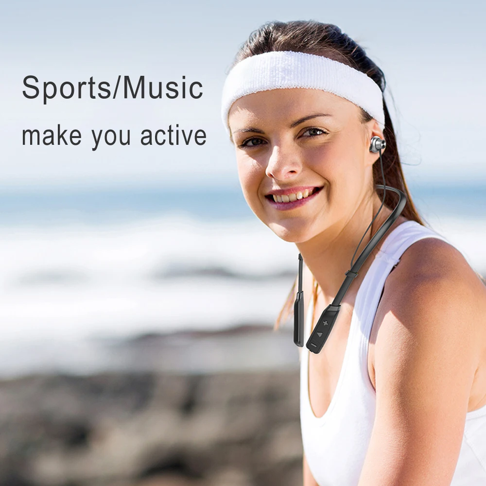 Водонепроницаемые беспроводные наушники Bluetooth-гарнитура стерео спортивные