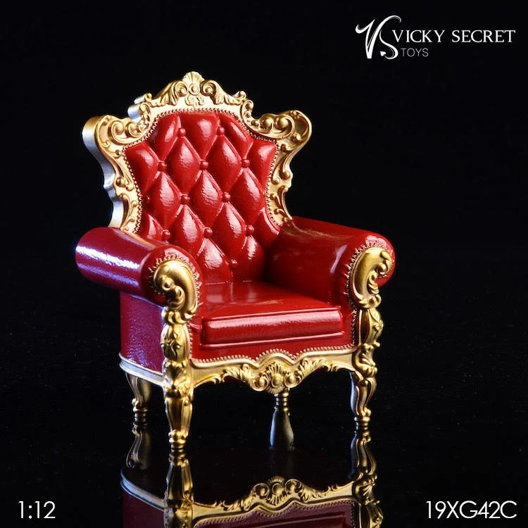 Диван модель игрушки коллекция VSTOYS 1/12 Королевский одиночный диван модель 19XG42 Европейский стул в стиле ретро F 6 ''FigureDoll