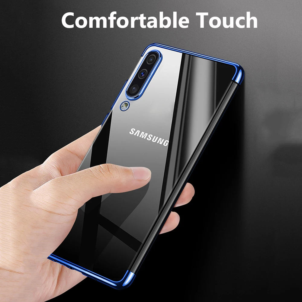 Luxury Transparent TPU Silicone Cover Phone Case for Samsung Galaxy A50 A30 A20 A10 A80 A40 M10 M20 M30 A 50 M 30 20 Coque Cases |