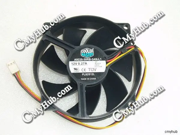Подлинный охлаждающий вентилятор для COOLER MASTER 9525 12 в пост. Тока 0 27 А 3pin 3 провода