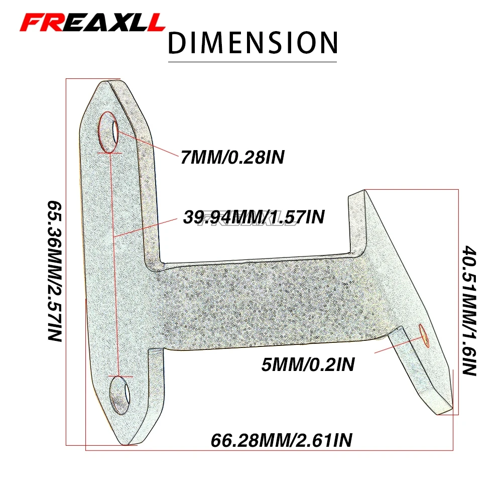 

For Kawasaki NINJA400 NINJA 400 2018 2019 5mm Accessoires Iron Motorcycle Fixed Stable Automobile Data Recorder Left DVR Bracket