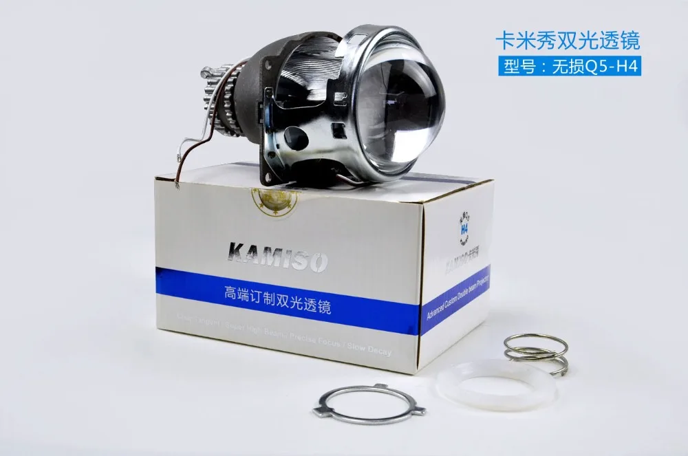 Kamiso H7/Hola5 3 дюймов BI-XENON HI/ближнего и дальнего света проектор для Универсальный автомобильный бренд и универсальной модели автомобиля высокого Высокий/Низкий Луч объектив
