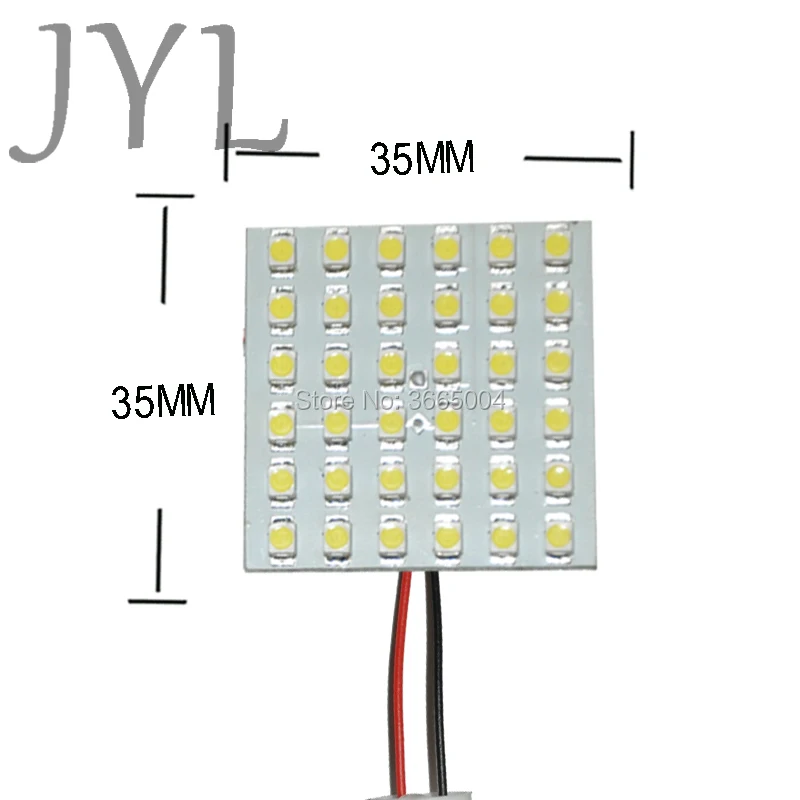 2X Фирменная Новинка 36 3528 SMD 6*6 светодиодный Панель светильник чистого белого