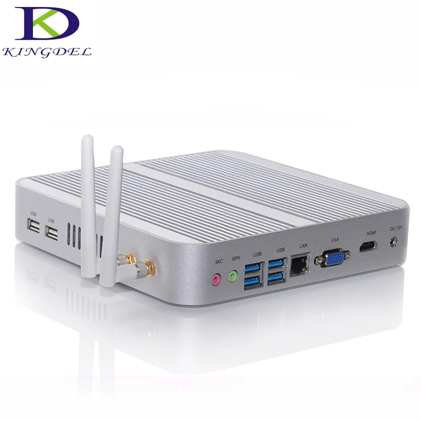 

3 Year Warranty Fanless Mini PC,4K HTPC,Nettop with Intel Haswell i5-4200U CPU,3280*2000,HDMI, 4*USB3.0,300M WiFi,Windows 10 Pro