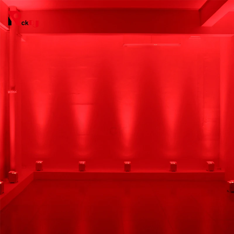 10 шт. с зарядкой F светильник чехол 4x18 Вт RGBWA + UV 6in 1 Светодиодный батарея
