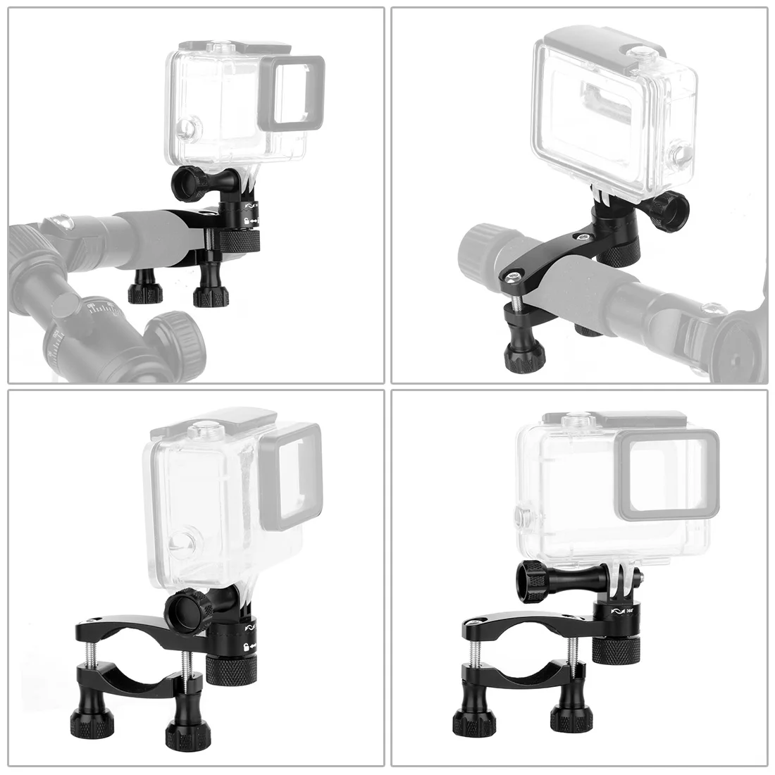 Крепление для велосипедной камеры держатель на руль кронштейн Gopro Hero 7 6 5 4 SJCAM Yi 4K