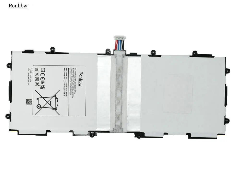 Сменный аккумулятор Ronlibw 5 шт. 6800 мА/ч T4500E/T4500C для Samsung Galaxy Tab 3 10 1 P5200 P5210 GT-P5200 |