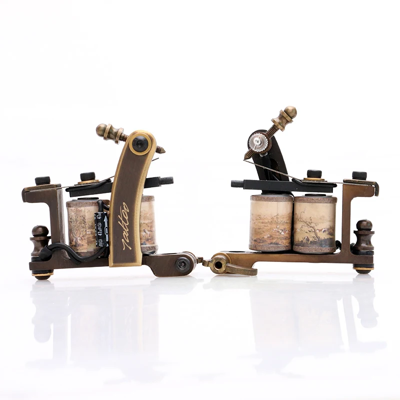 New Type Pure Copper Professional Shader Tattoo Machine for Masters High Performance with Perfect Carving TM452 | Красота и здоровье