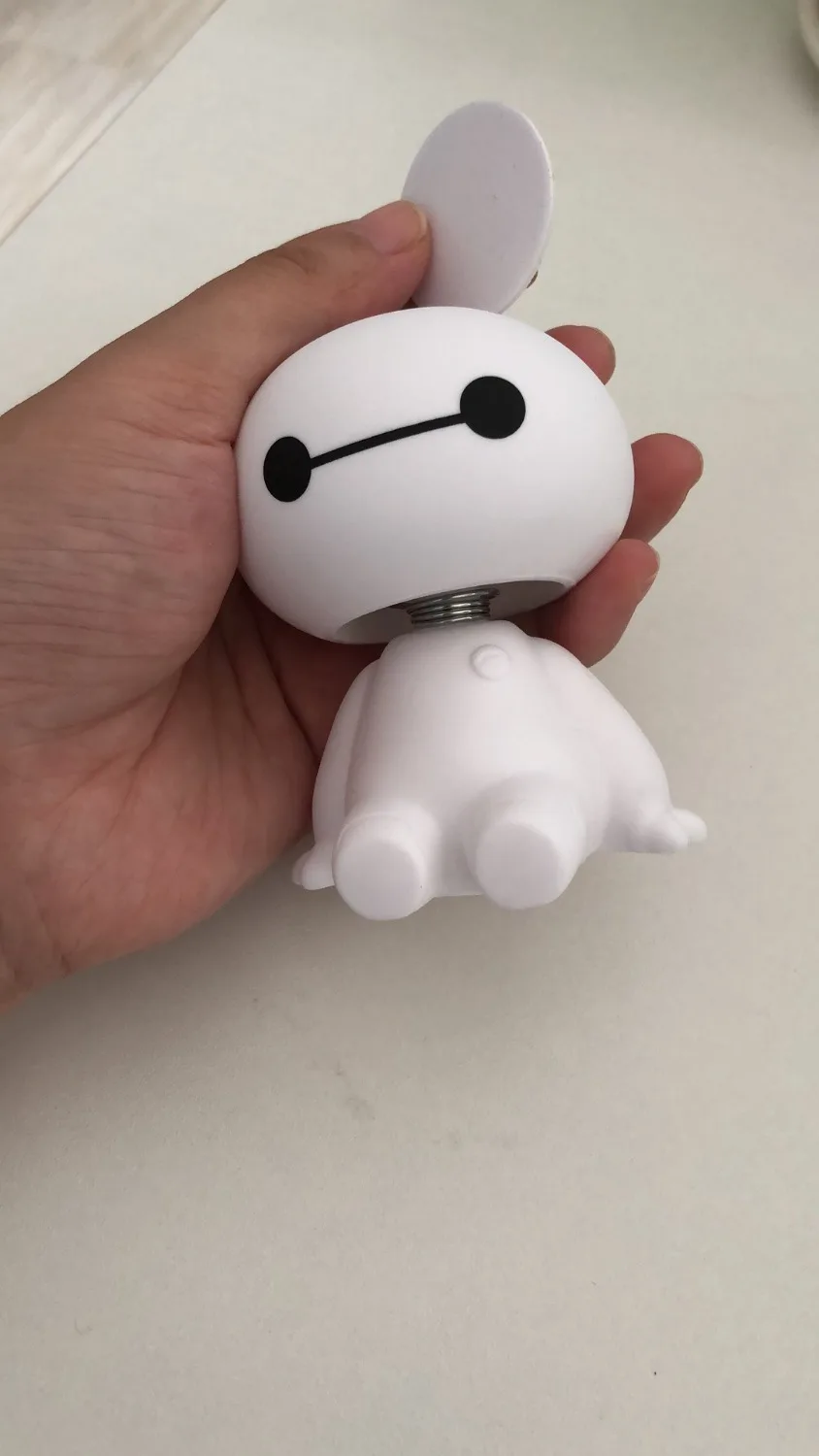 Мультфильм пластик Baymax робот тряски голова фигурка автомобиля украшения для