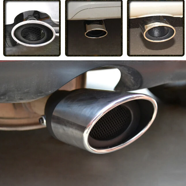 Стайлинг автомобиля выхлопная труба для Toyota Camry Corolla Yaris Highlander Land Cruiser PRADO Vios Vitz Reiz