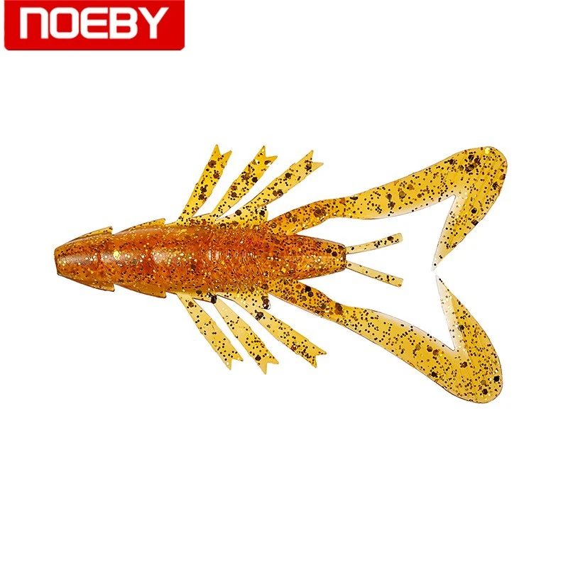 Noeby 5 шт для рыбалки мягкие блесны на удочку 85 мм 4 8g креветки Форма воблеры