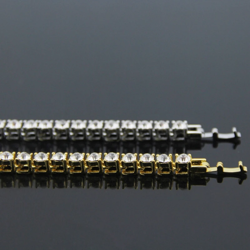 LASPERAL хип-хоп браслеты и однорядные сплав для женщин мужчин 2019 Новый Модный