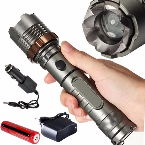 3500LM CREE XM L T6 СВЕТОДИОДНЫЙ Фонарик 5 режим Факел + 18650 Батарея AC/Автомобильное