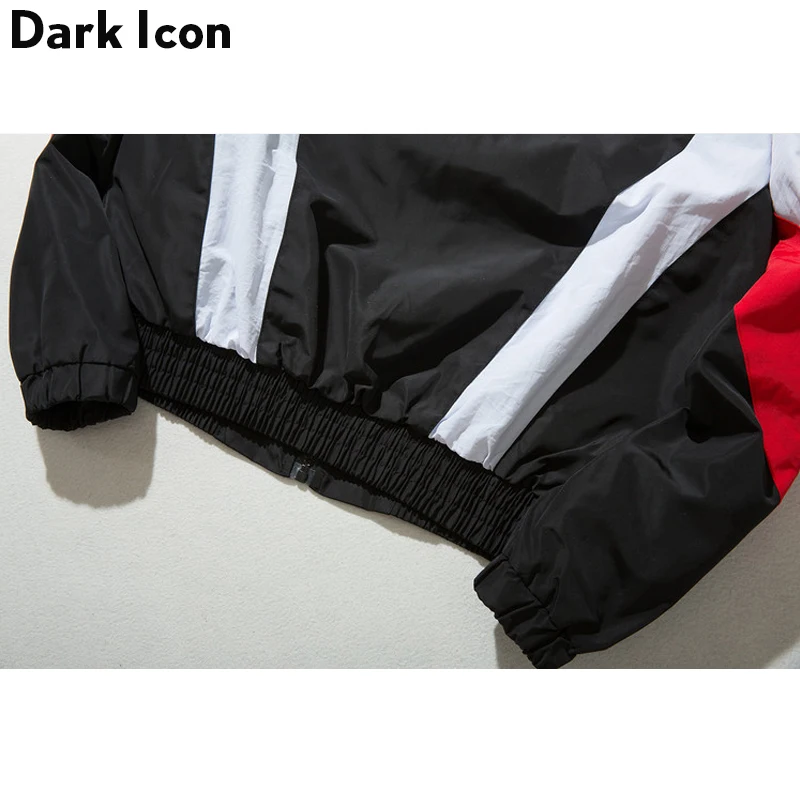 DARKICON цветной блок стоячий воротник уличная Мужская куртка 2019 Осенние