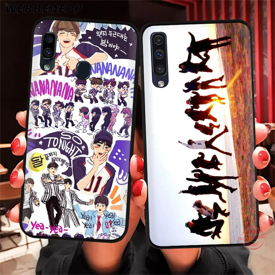 WEBBEDEPP Kpop exo Lucky one Soft Phone Case for Samsung A50s A40s A30s A20s A10s A60 A70 M10 M20 M30 M40 Cases | Мобильные телефоны
