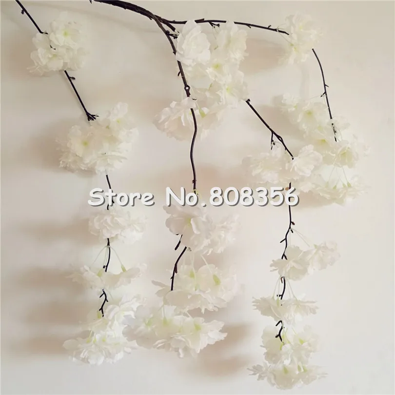 Искусственные декоративные цветы вишни 10p 130 см|cherry flower|flower flowerartificial sakura |