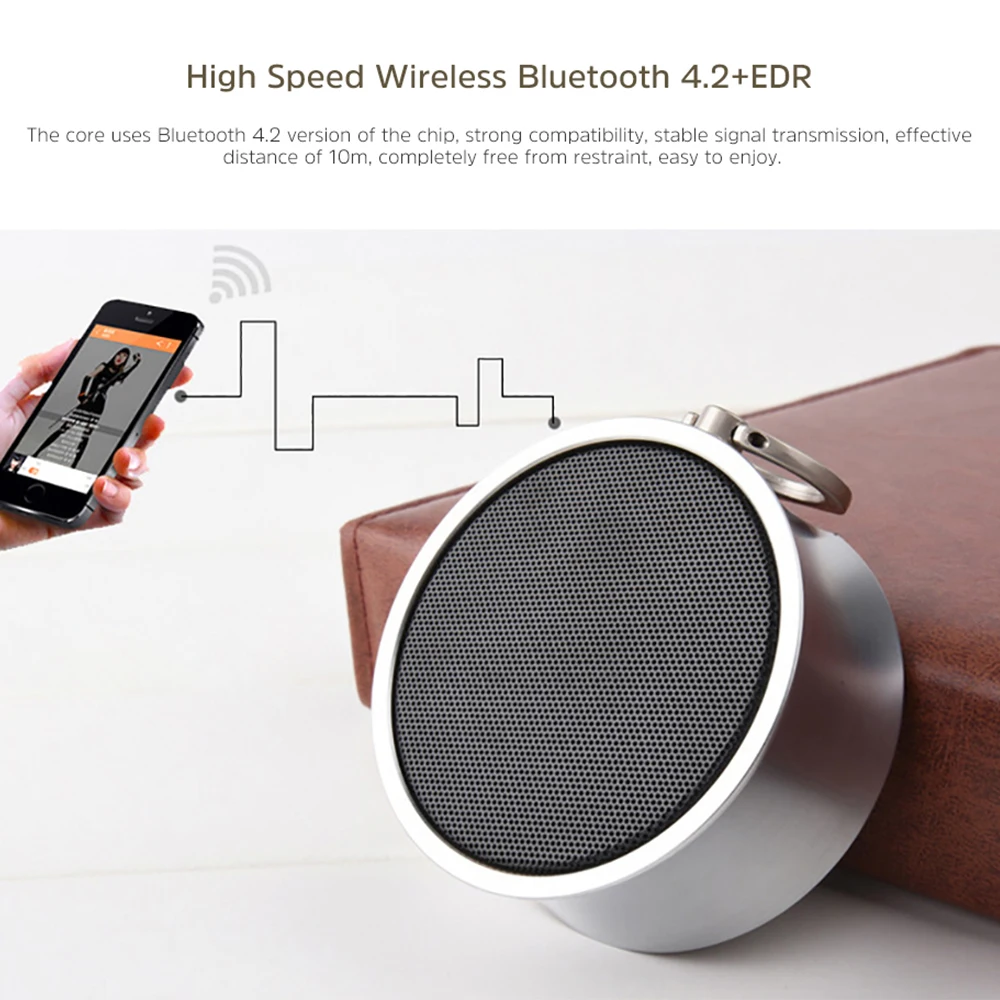 AIYIMA мини беспроводной аудио Bluetooth динамик открытый тяжелый бас сабвуфер для