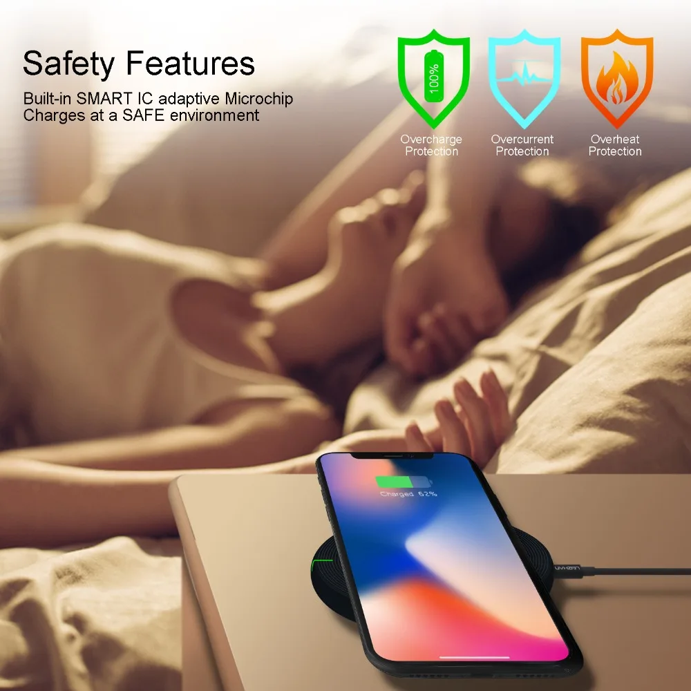 Высококачественное беспроводное зарядное устройство для Samsung Galaxy S8 G9200 S6 S6Edge G9250