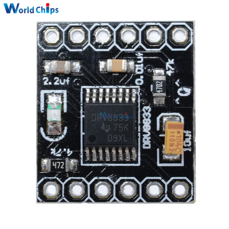 DRV8833 двухканальный модуль драйвера двигателя постоянного тока плата 1.5A 3 в-10 в