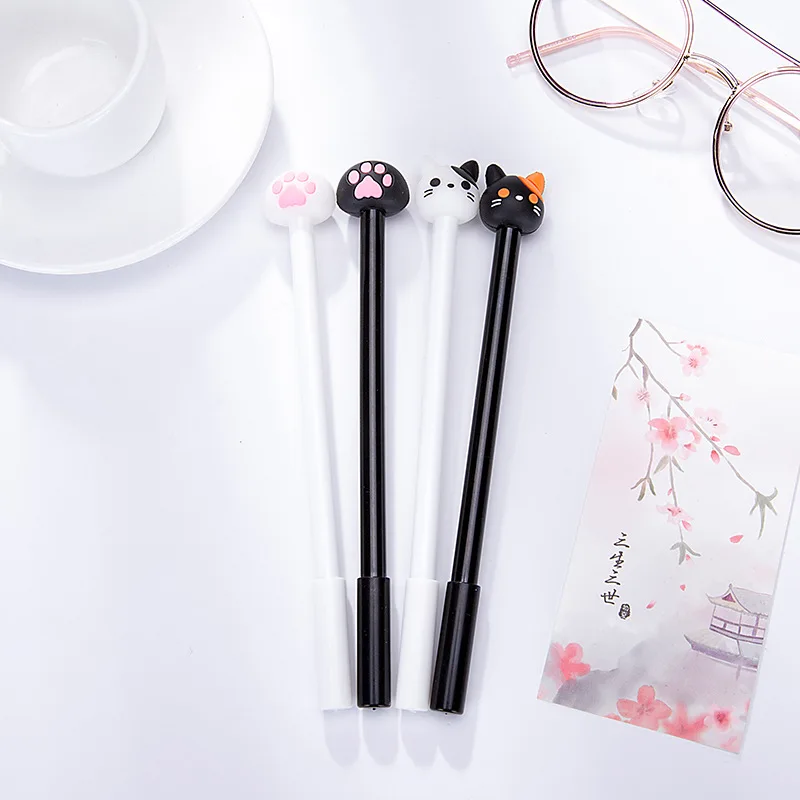 Бесплатная доставка! 1 партия = 36 шт.! Креативная гелевая ручка с кошачьими