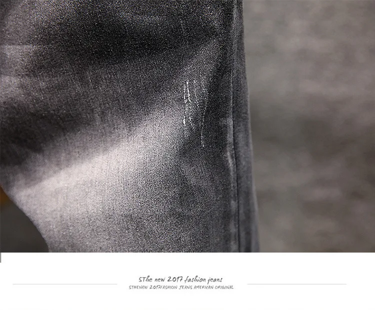 CHOLYL обтягивающие джинсы для мужчин с завязками, облегающие джинсы для бега, Стрейчевые мужские джинсы-карандаш, синие мужские джинсы, модные повседневные Hombre