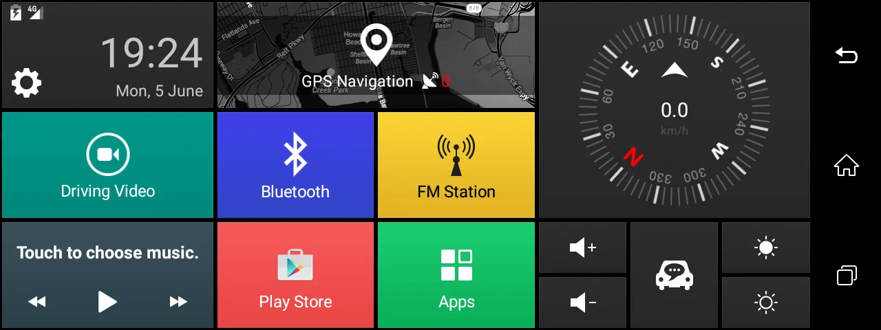 Bluavido 8 дюймов 4G Android DVR Full HD 1080P Автомобильная камера GPS навигатор ADAS двойной объектив ночное видение авто видео регистратор видеорегистратор