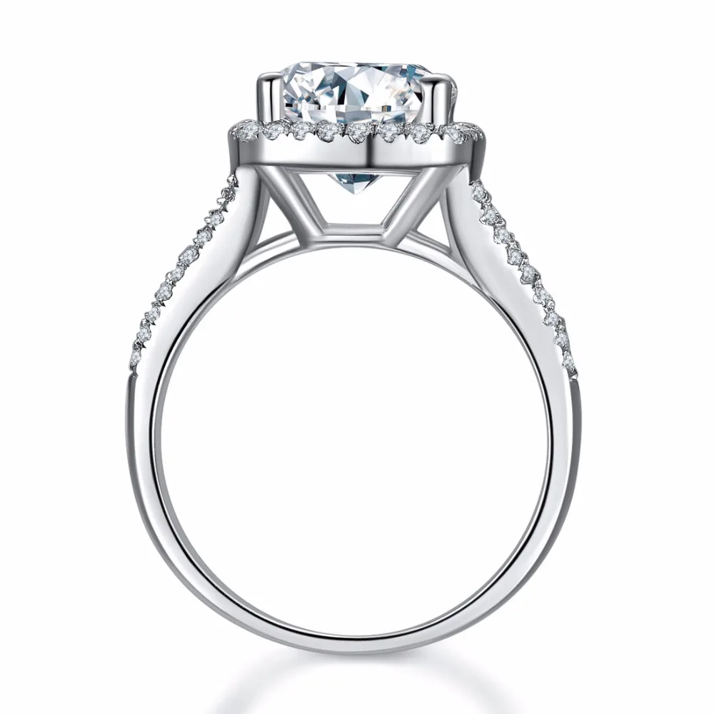 3CT T Брендовое обручальное кольцо NSCD синтетический бриллиант ювелирное изделие