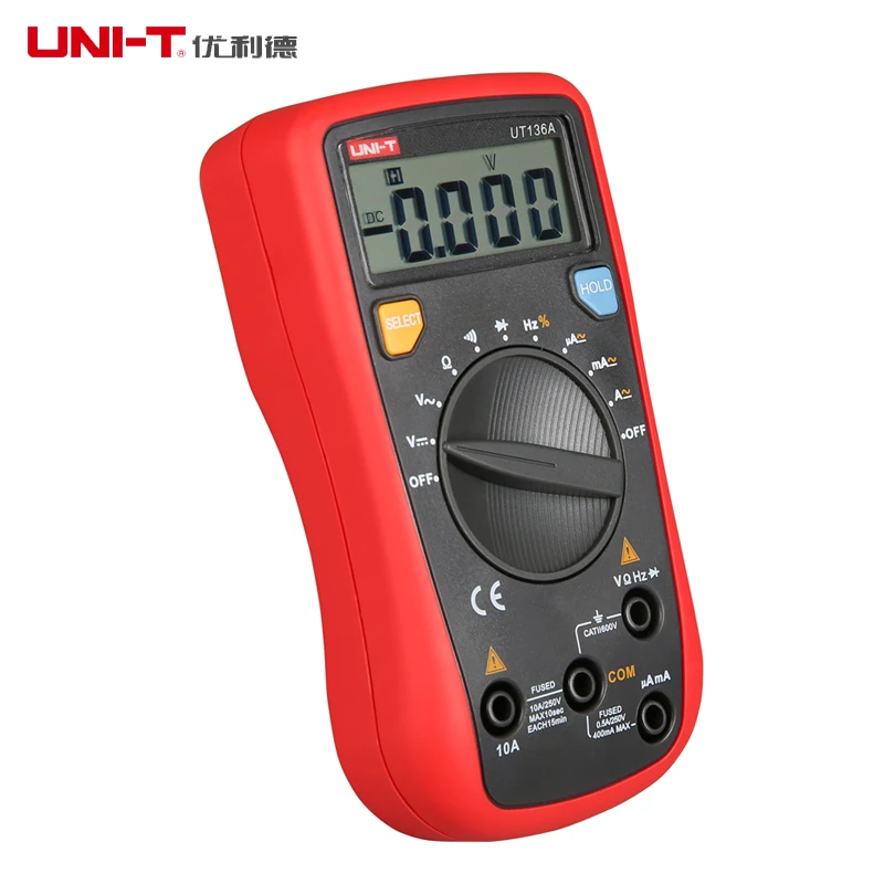 UT136C автоматический Диапазон мультиметр сопротивление частоты температуры |