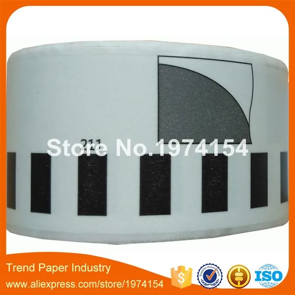 5 рулонов для заправки ярлыков совместимых с фотоэтикеток 29 мм * 15 24 м непрерывная