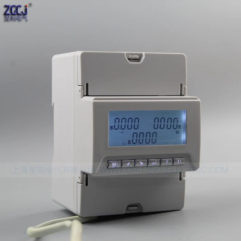 CJ-3DDY ЖК-дисплей AC 0-100A 450V 3 фазы din Многофункциональный измеритель с RS485 связь с 100A CT трансформаторы тока