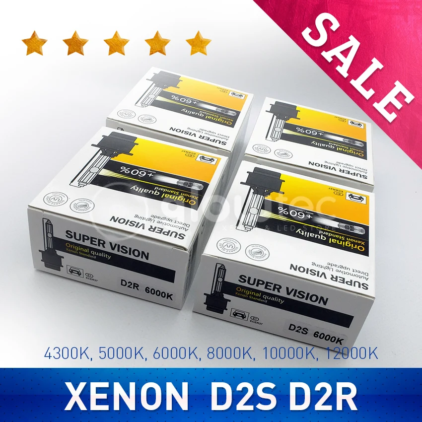 Оптовая продажа 2 шт. D2S D2R HID лампы ксеноновая головсветильник лампа D2