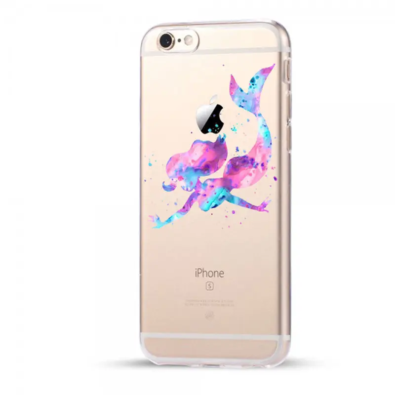 Чехлы для телефонов чехол iPhone 7 8 6 6S Plus X SE 5 5S прозрачный силиконовый из ТПУ с