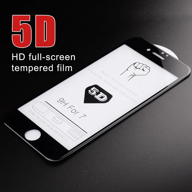 Защитное стекло vopton 5D с изогнутыми краями для iPhone 6 6S Plus закаленное защитное