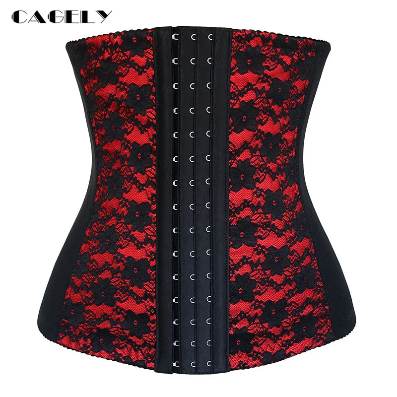 Корсет со стальными косточками для коррекции талии боди шейпер корсет похудения