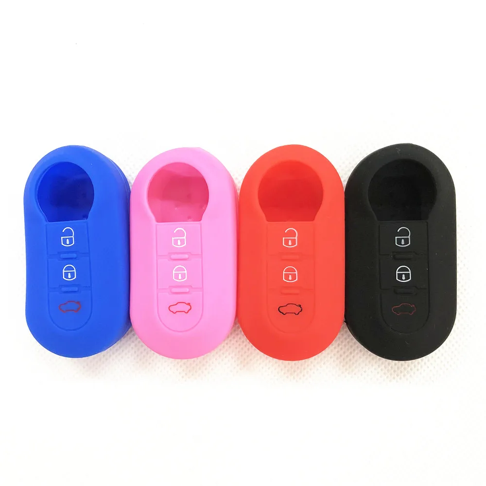 Силиконовый Автомобильный Брелок дистанционного управления с ключом чехол для