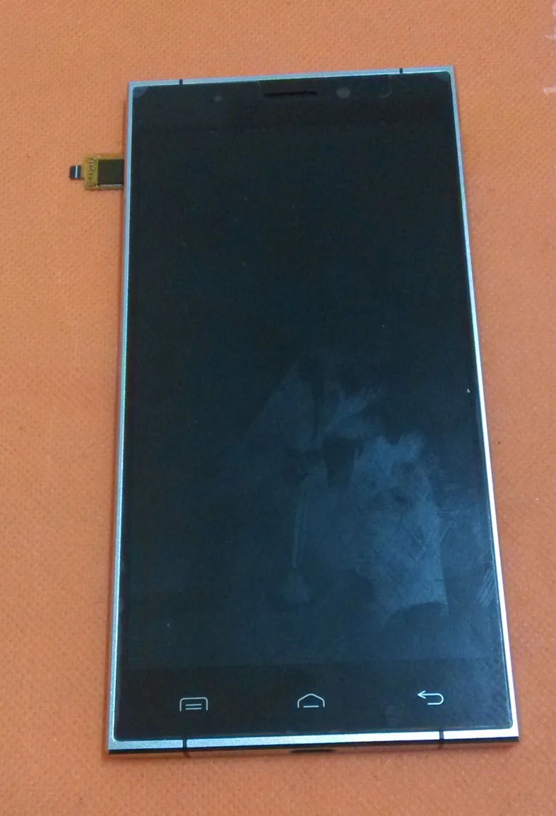 Б/у Оригинальный ЖК-экран + сенсорный экран рамка для Doogee F5 4G LTE 5 &quotMTK6753