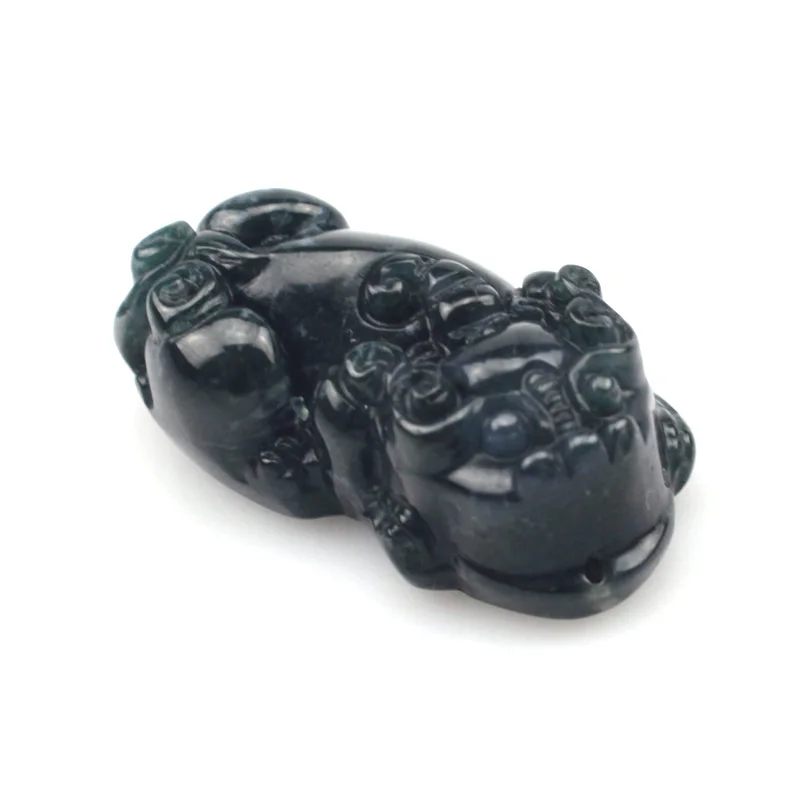 Подвеска из натурального меха, агата, 19 х33 мм