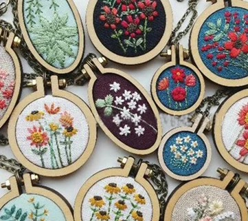 Бесплатная доставка деревянная вышивка мини Вышивка крестиком фиксированная