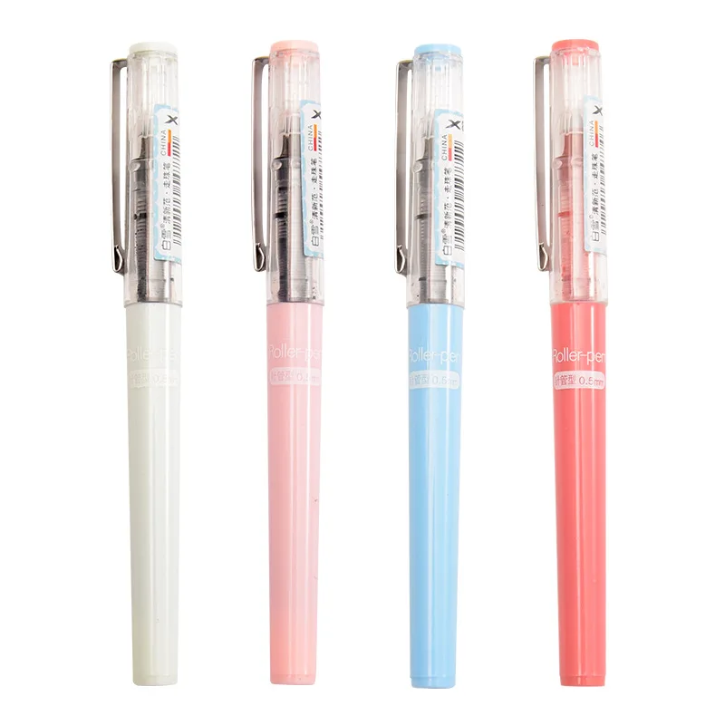 

5 pcs Office signature Roller ball pen 0.5mm ballpoint 3 color pens mix set Stationery Office accessories School supplies F452