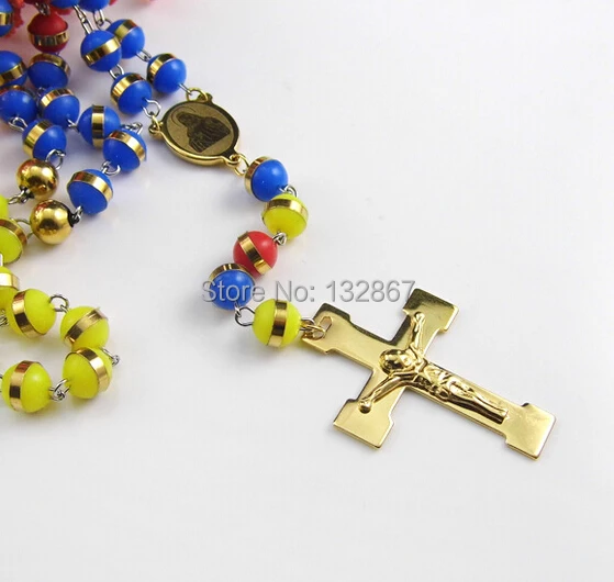 Лидер продаж трехцветное силиконовое ожерелье из нержавеющей стали белого