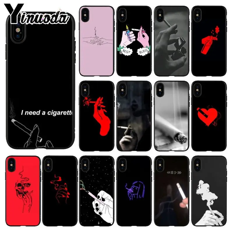 Yinuoda мне нужна сигарета ТПУ Мягкий силиконовый чехол для телефона iPhone X XS MAX 6 6S 7 7plus