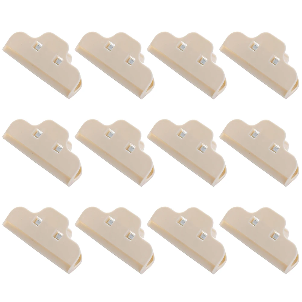 12pcs Sealing Bag Clips Outdoor Camp Food Sealer Home Close Clip Househould Snack Storage Clamp kitchen device | Дом и сад