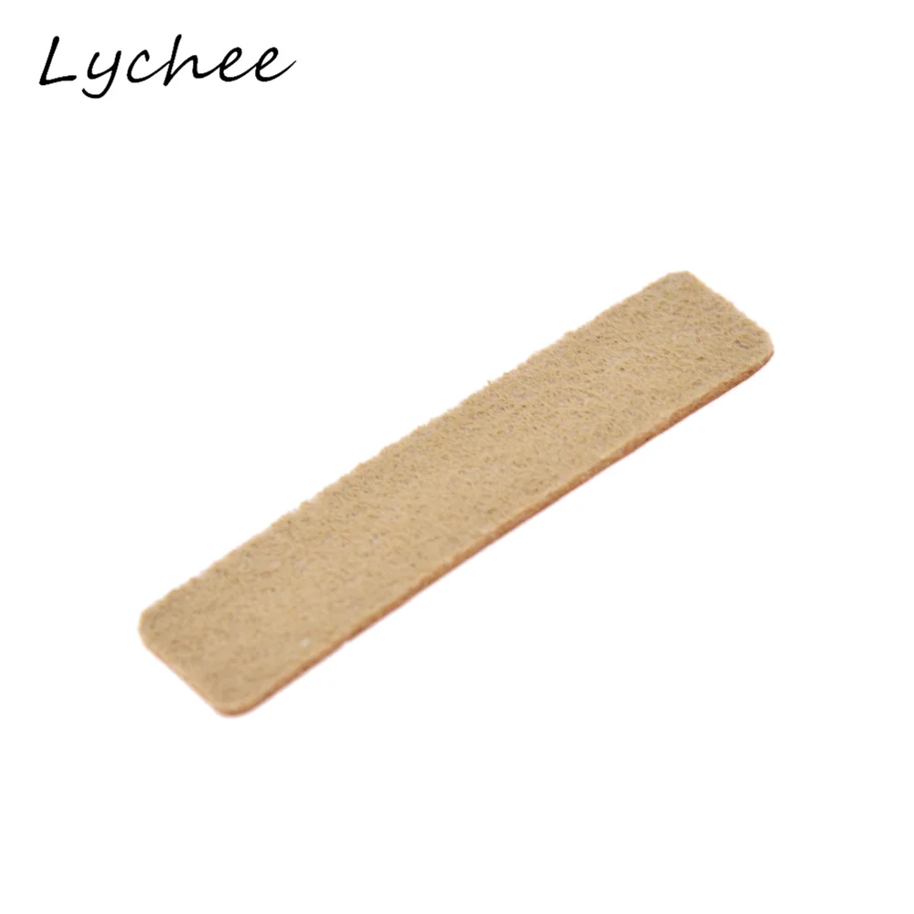 Lychee 50 шт. коричневые английские буквы ярлыки ручной работы из искусственной кожи