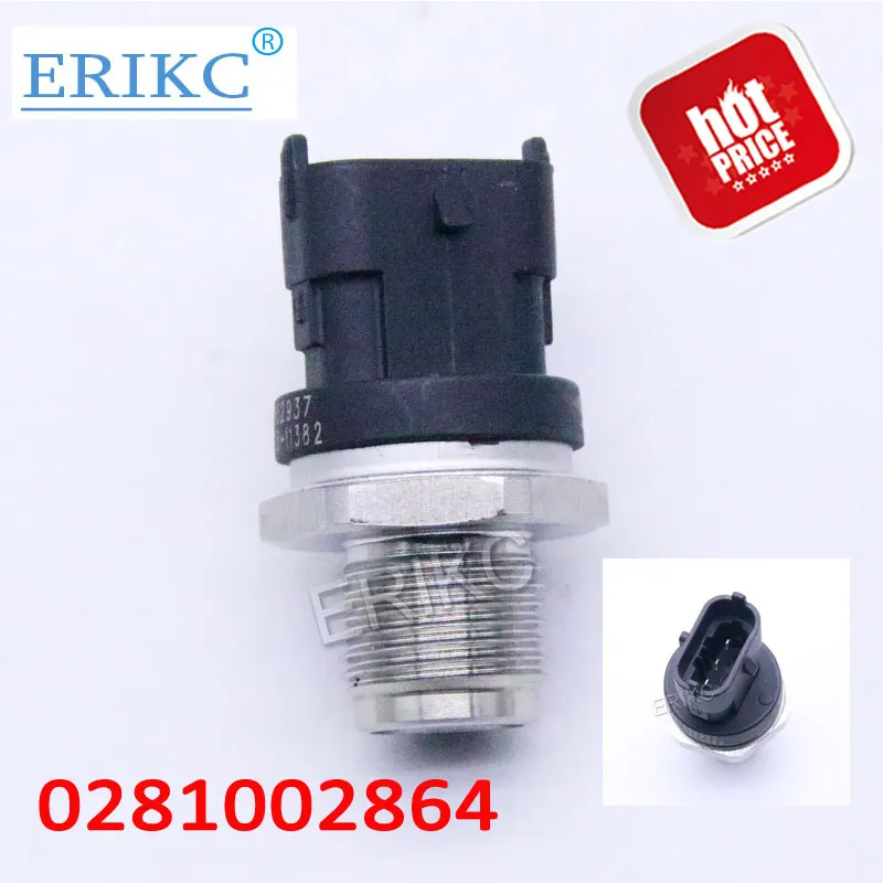 ERIKC топливный датчик высокого давления Common Rail Injection 0281002864 для IVECO OPEL VAUXHALL SAAB VOLVO